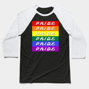 Rainbow flag Gay Pride Baseball T-Shirt